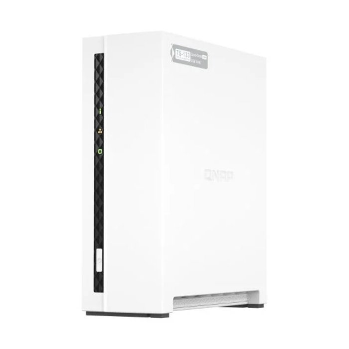 QNAP TS-133 Servidor NAS de 1 Bahía, 2 GB RAM, Blanco QNAP TS-133 Servidor NAS de 1 Bahía, 2 GB RAM, Blanco